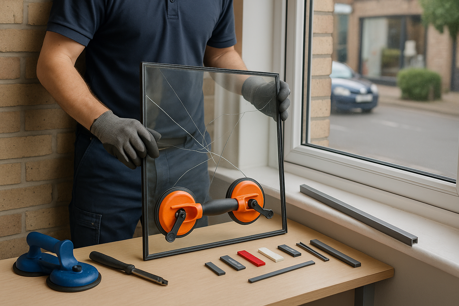 Glass Repair Holborn service image